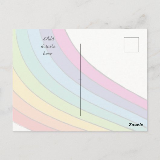 Rainbow Same Gender Photo Wedding Save the Date Po Briefkaart (Achterkant)