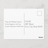 Rainbow Santa Claus Briefkaart (Achterkant)