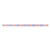 Rainbow Satin PRIDE Ribbon Satijnen Lint (Voorkant)