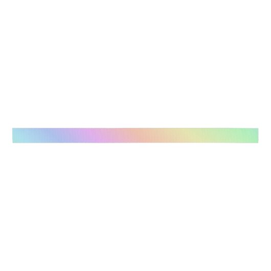 Rainbow Satin Ribbon Grosgrain Lint (Voorkant)