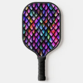 Rainbow Scales Pickleball Racket (Voorkant)