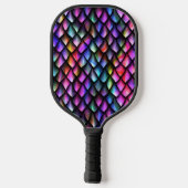 Rainbow Scales Pickleball Racket (Achterkant)