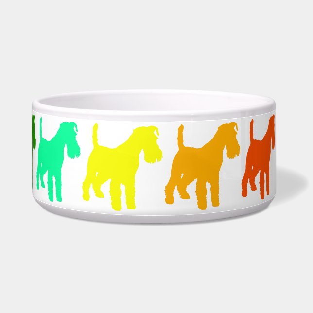 Rainbow Schnauzer Pet Bowl Voerbakje (Rechts)