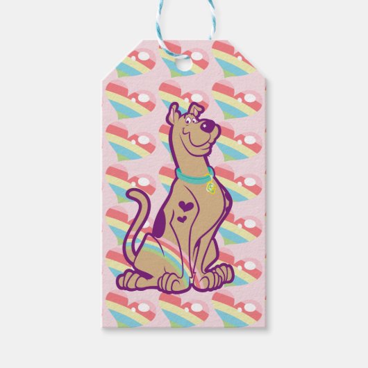 Rainbow Scooby-Doo Cadeaulabel (Voorkant)