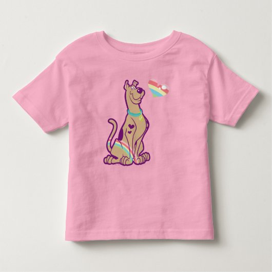 Rainbow Scooby-Doo Kinder Shirts (Voorkant)