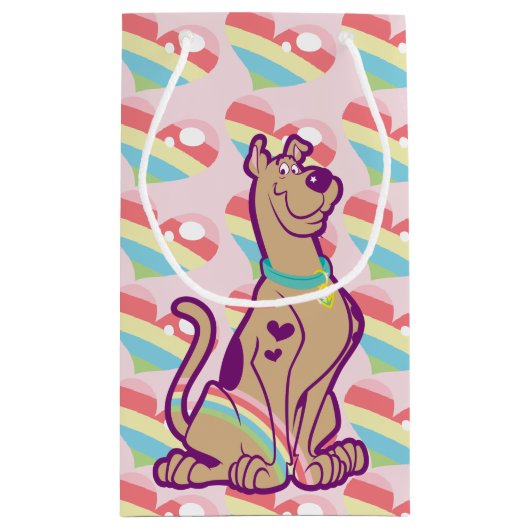 Rainbow Scooby-Doo Klein Cadeauzakje (Achterkant)