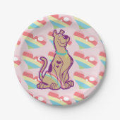 Rainbow Scooby-Doo Papieren Bordje (Voorkant)