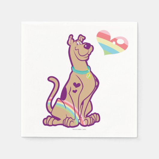 Rainbow Scooby-Doo Servet (Voorkant)