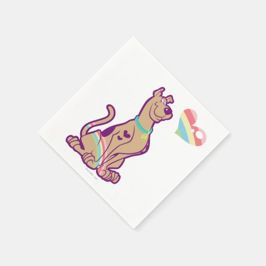 Rainbow Scooby-Doo Servet (Hoek)