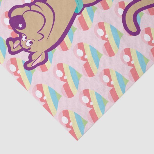 Rainbow Scooby-Doo Tissuepapier (Detail)