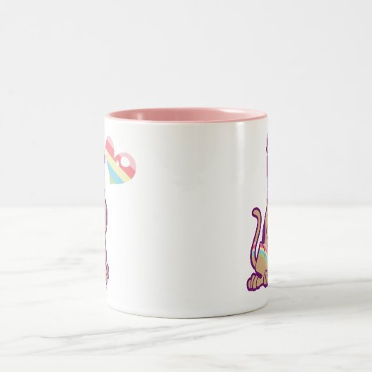 Rainbow Scooby-Doo Tweekleurige Koffiemok (Center)