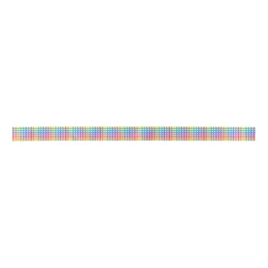 Rainbow Scratch Ribbon Satijnen Lint (Voorkant)