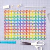 Rainbow Scratch Tissuepapier (Craft)