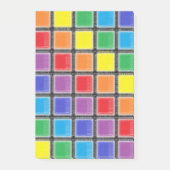 Rainbow Scratched Squares Post-it® Notes (Voorkant)