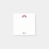 Rainbow Script Name Personated Post-it® Notes (Voorkant)