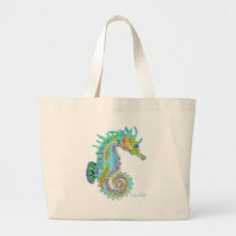 Rainbow Seahorse Tas
