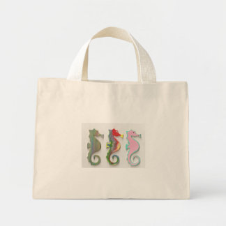 RAINBOW SEAHORSES MINI TOTE BAG