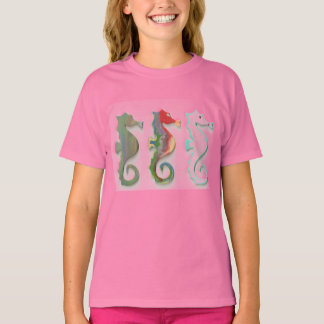 RAINBOW SEAHORSES T-SHIRT