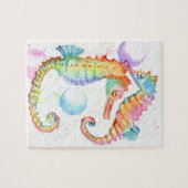 Rainbow Seapaarden 3 Legpuzzel (Horizontaal)