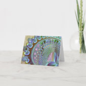 Rainbow Seashell Note-Kaart Kaart (Voorkant)