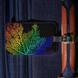 Rainbow Seaweed Pride Bagagelabel