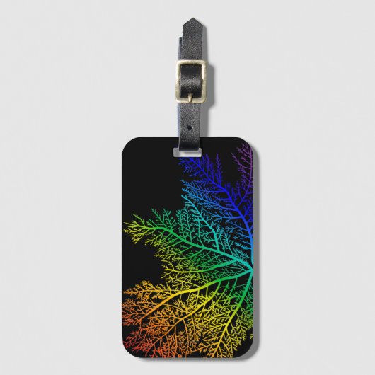 Rainbow Seaweed Pride Bagagelabel (Voorkant (verticaal))