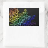 Rainbow Seaweed Pride Rechthoekige Sticker (Tas)