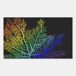 Rainbow Seaweed Pride Rechthoekige Sticker