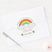 Rainbow Seeds St. Patrick's Day Custom Sticker (Envelop)