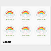 Rainbow Seeds St. Patrick's Day Custom Sticker (Vel)