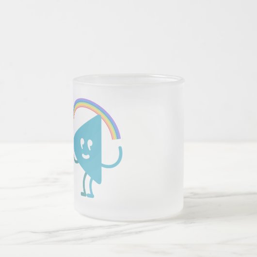 Rainbow Selby Frosted Matglas Koffiemok (Center)