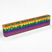 RAINBOW SELECTEER true! (striped design) ~ Naambordje