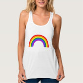 Rainbow Semicircle Shape Tanktop (Voorkant)