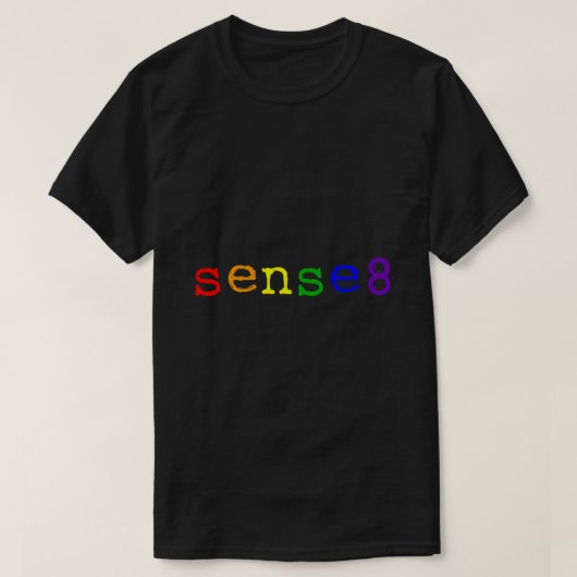 Rainbow Sense8 Logo Essential T-Shirt (Design voorkant)