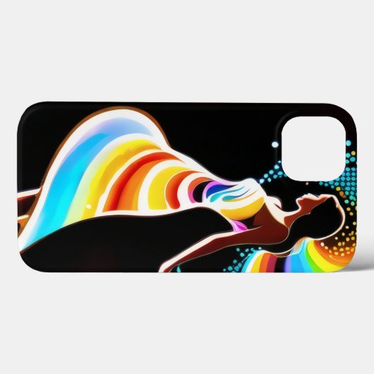 Rainbow Serenity iPhone / iPad-hoesje Case-Mate iPhone Case (Achterkant (horizontaal))