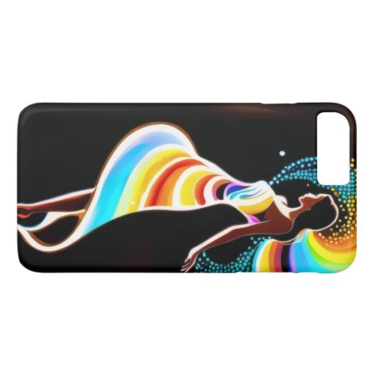 Rainbow Serenity iPhone / iPad-hoesje Case-Mate iPhone Case (Achterkant (Horizontaal))