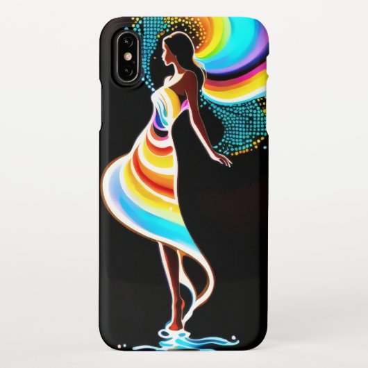 Rainbow Serenity iPhone XS Max Hoesjes Hoesje (Achterkant)