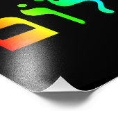 Rainbow Shalom Foto Afdruk (Hoek)