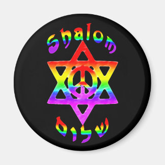 Rainbow Shalom magneten