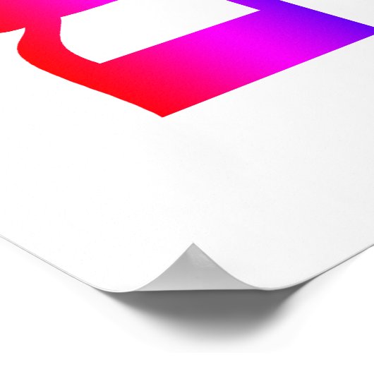 Rainbow Shalom Print (Hoek)