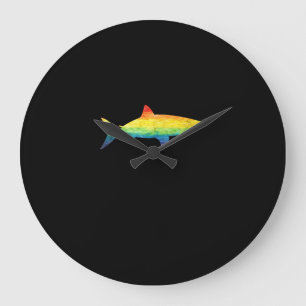 Rainbow Shark Gay Pride Flag LGBT LGBTQ Tanktop Grote Klok