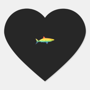 Rainbow Shark Gay Pride Flag LGBT LGBTQ Tanktop Hart Sticker
