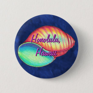 Rainbow Shell-Button Ronde Button 5,7 Cm