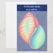 Rainbow Shell Stationery Briefpapier (Voorkant / Achterkant)