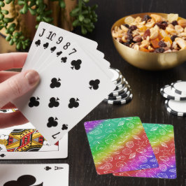 Rainbow Shellfish Pattern-speelkaarten Pokerkaarten