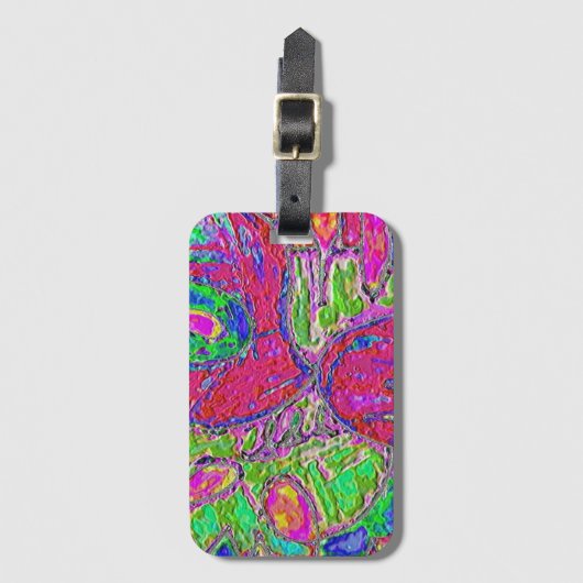 Rainbow Sherbert Bagagelabel (Voorkant (verticaal))