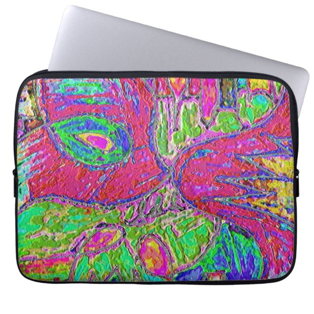 Rainbow Sherbert Laptop Sleeve (Voorkant)
