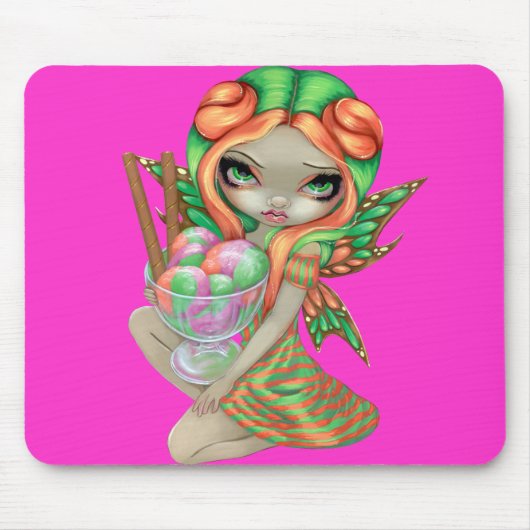"Rainbow Sherbet Fairy" Mousepad Muismat (Voorkant)