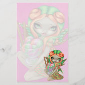 "Rainbow Sherbet Fairy" Stationery Briefpapier (Voorkant)