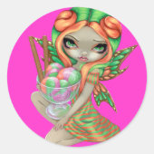 "Rainbow Sherbet Fairy" Sticker (Voorkant)